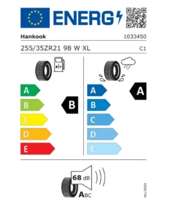 Alternative view of Model Y Performance 21” Hankook iON evo SUV Arka Yaz Lastiği 275/35R21