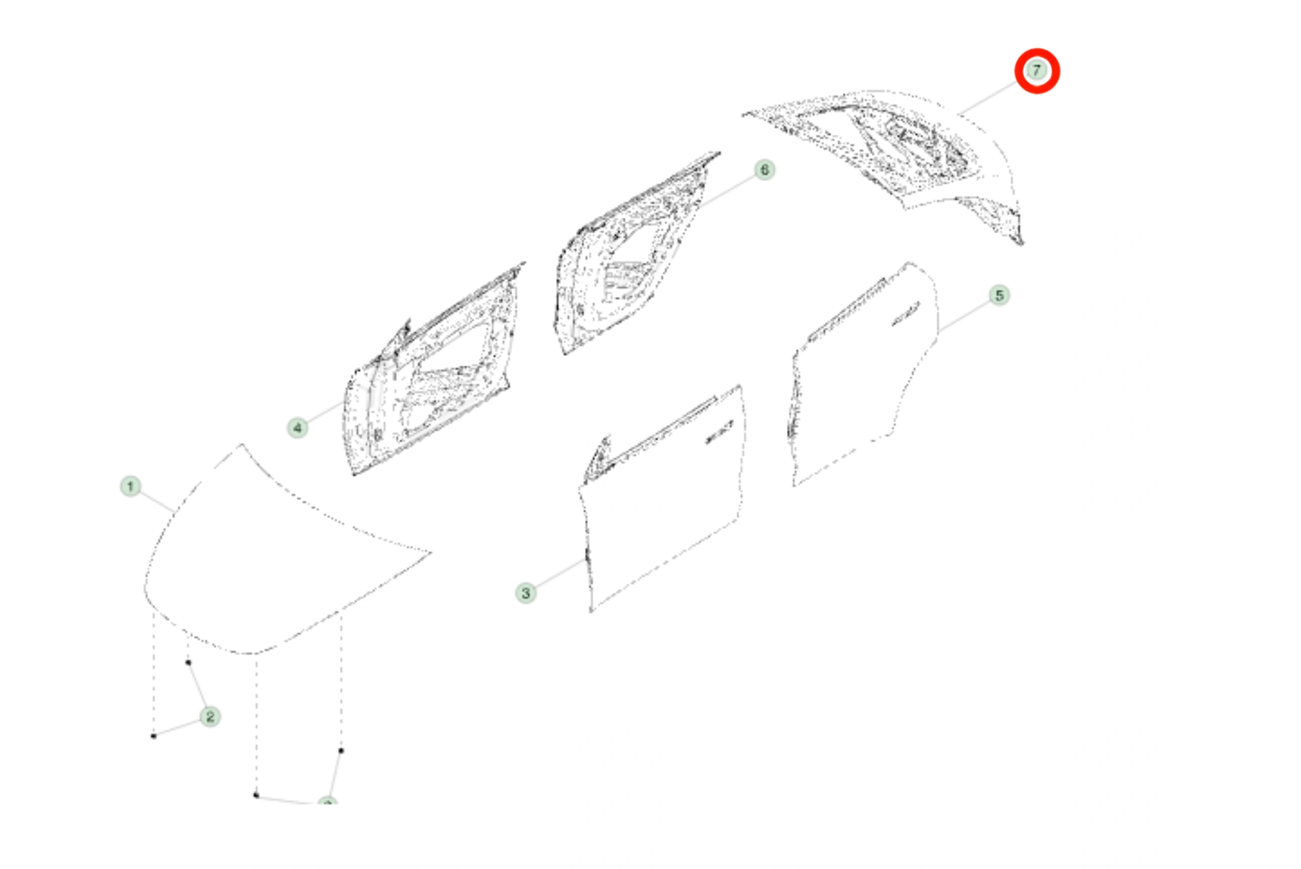 Model Y Arka Bagaj Kapağı (2020 - 2025) - Görsel 4