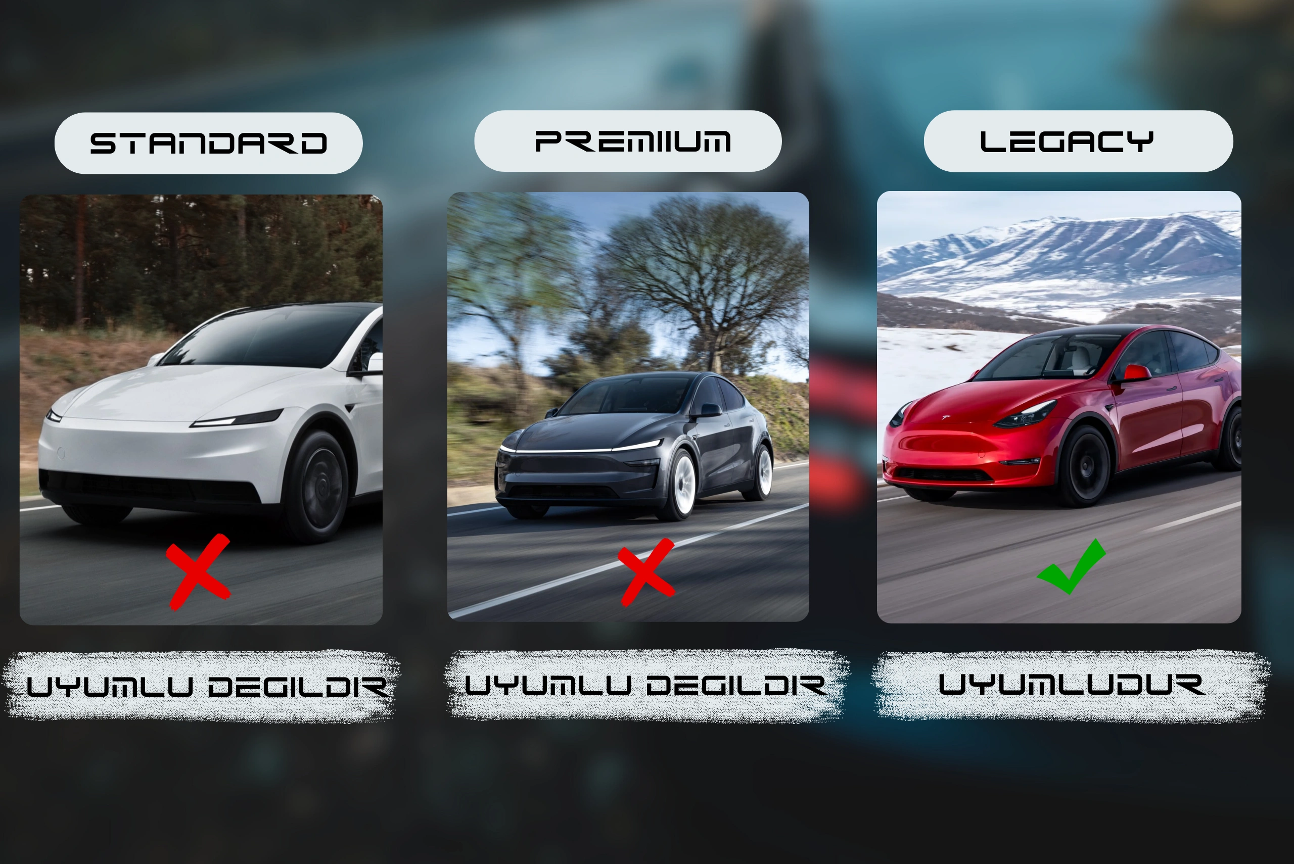 Model Y Radyatör Fan Davlumbazı (2020 - 2025) - Görsel 2