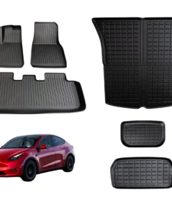 Mükemmel İkili – Model Y Legacy 3D Premium Paspas Seti + Bagaj Havuzu Seti